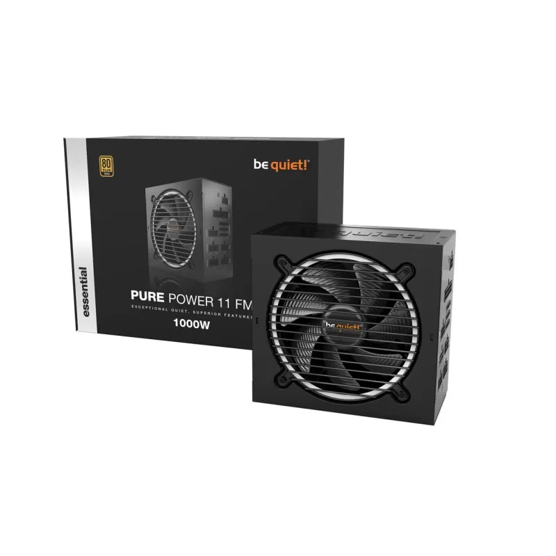 ספק כוח be quiet! PURE POWER 11 FM 1000W BN325 מודולרי מלא 80 Plus Gold 12V:999.6W