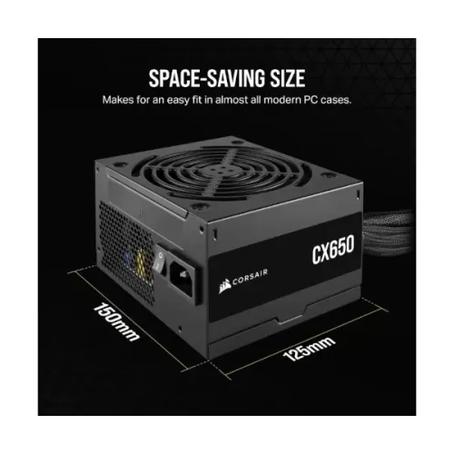 Блок Питания Corsair CX Series CX650 CP-9020278-EU Не модулярный 80 Plus Bronze 650W Блок Питания Corsair CX Series CX650 CP-9020278-EU Не модулярный 80 Plus Bronze 650W