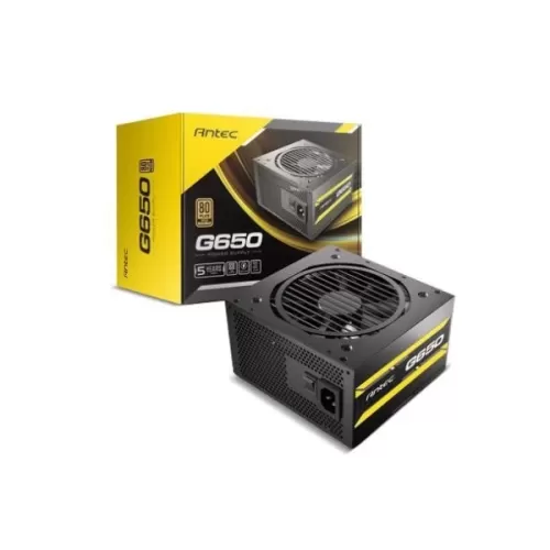 ספק כוח Antec ATOM B650 0-761345-20032-5 מודולרי חלקי 80 Plus Gold 650W 12V:649.2W
