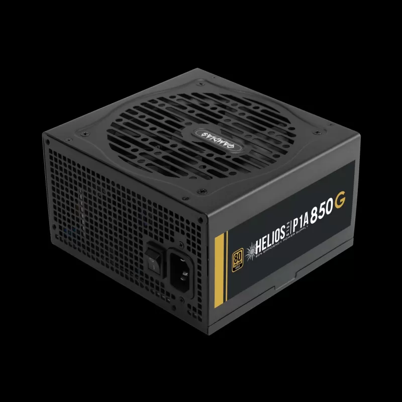 Блок Питания Gamdias HELIOS P1A-850G Fully Modular HELIOS P1A-850G Полностью Модулярный 80 Plus Gold 12V:850W ATX12V v2.52