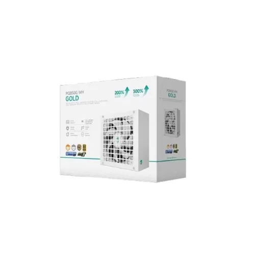 Power Supply DEEPCOOL PN850M Pcie 5.1 white R-PN850M-FC0W-JGWO Full Modular 80 Plus Gold 850W