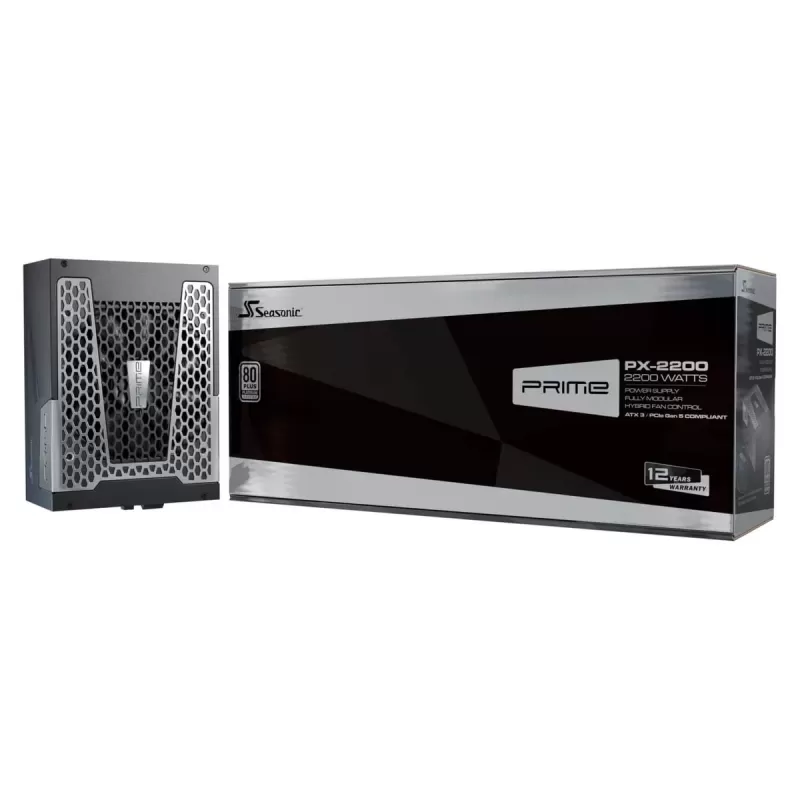 ספק כוח Seasonic Prime Prime PX-2200 ATX SRP-PPX222-A5A22ST 80 Plus Platinum 200W
