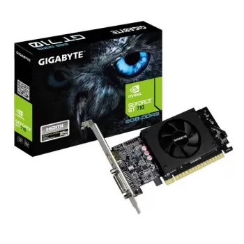 כרטיס מסך Gigabyte GT 710 2GB Low Profile GV-N710D5-2GL - יבואן רשמי