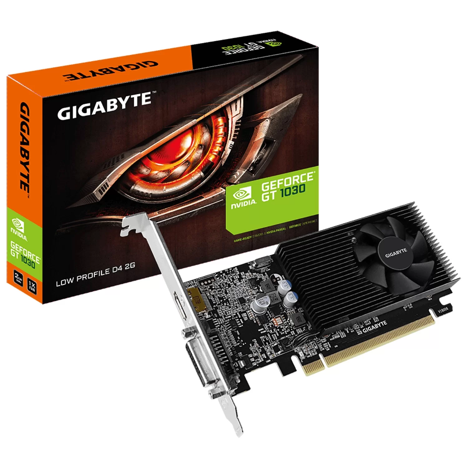 ВидеоКарта Gigabyte GT 1030 Low Profile D4 2G GV-N1030D4-2GL