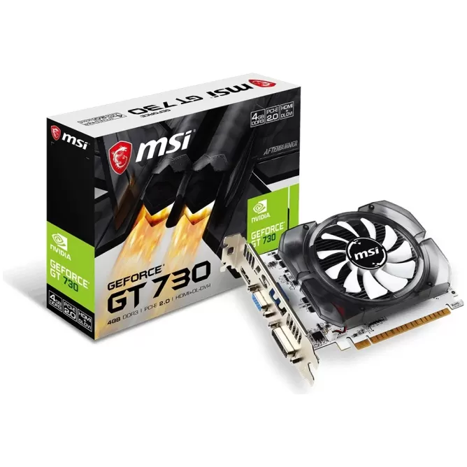 Video Card MSI GT 730 4GB DDR3 N730-4GD3V2 Video Card MSI GT 730 4GB DDR3 N730-4GD3V2