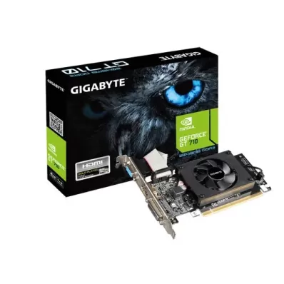 Video Card Gigabyte Geforce GT 710 2GB DDR3 Low Profile GV-N710D3-2GL - official importer