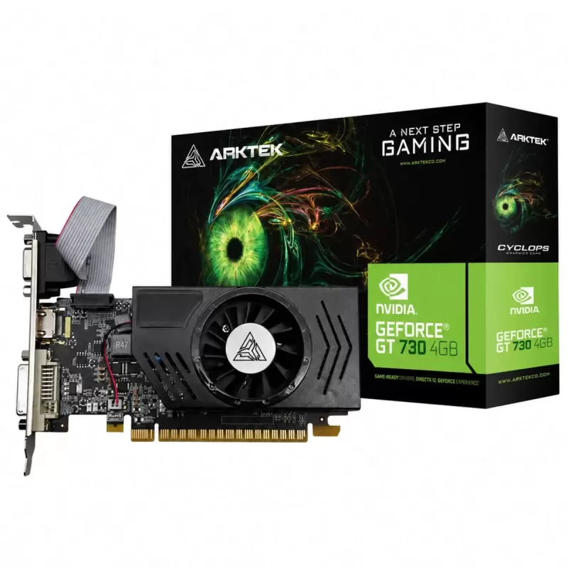 Video Card ARKTEK GT730 4G DDR3 128Bit Low Profile AKN730D3S4GL1 Video Card ARKTEK GT730 4G DDR3 128Bit Low Profile AKN730D3S4GL1