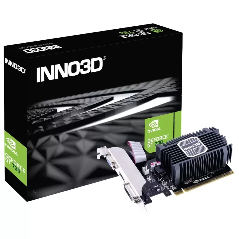 ВидеоКарта Inno3D GT 730 2GB SDDR3 LP N730-1SDV-E3BX