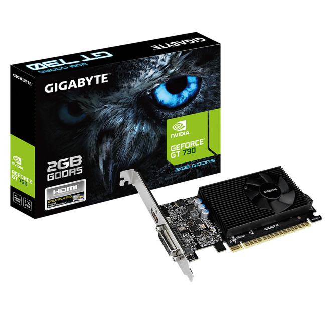 Video Card Gigabyte GV-N730D5-2GL NVIDIA GeForce GT 730 Video Card Gigabyte GV-N730D5-2GL NVIDIA GeForce GT 730