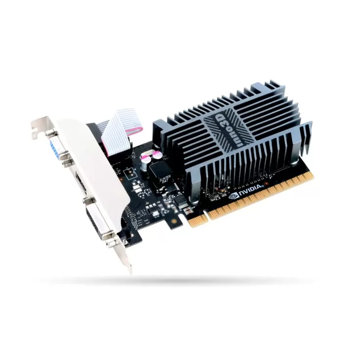 Video Card Inno3D GT 710 2GB SDDR3 LP N710-1SDV-E3BX Video Card Inno3D GT 710 2GB SDDR3 LP N710-1SDV-E3BX