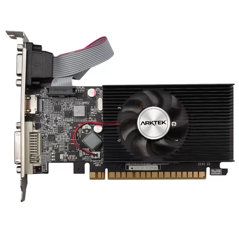כרטיס מסך ARKTEK GT610 2GB DDR3 64Bit Low Profile AKN610D3S2GL1