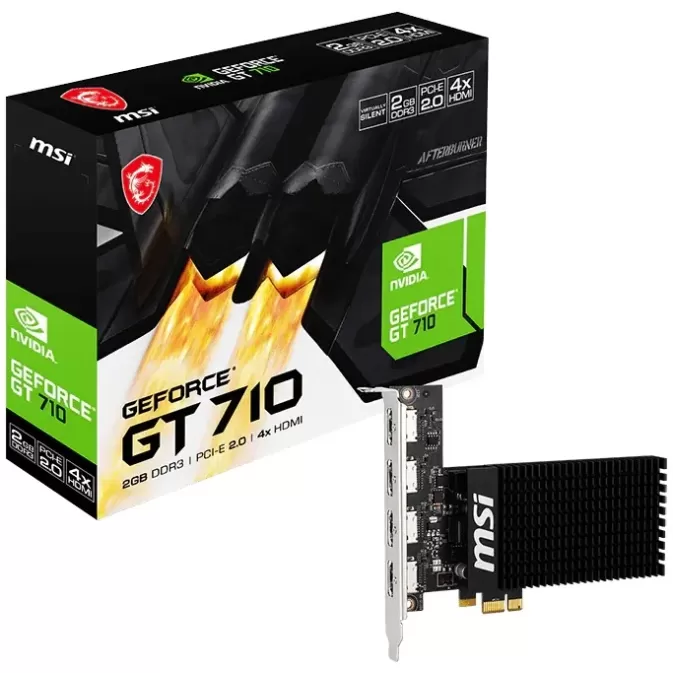 ВидеоКарта MSI GT 710 2GD3H 4HDMI NVIDIA GeForce GT 710 ВидеоКарта MSI GT 710 2GD3H 4HDMI NVIDIA GeForce GT 710