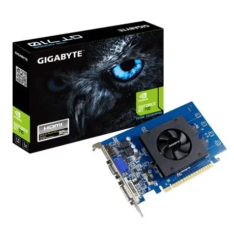 Video Card Gigabyte GeForce GT 710 1024MB GDDR5 GV-N710D5-1GI - official importer Video Card Gigabyte GeForce GT 710 1024MB GDDR5 GV-N710D5-1GI - official importer