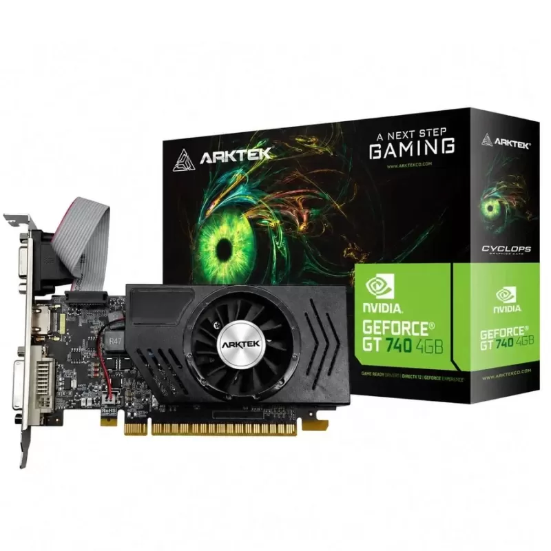 כרטיס מסך ARKTEK GT740 4GB DDR3 128Bit Low Profile AKN740D3S4GL1