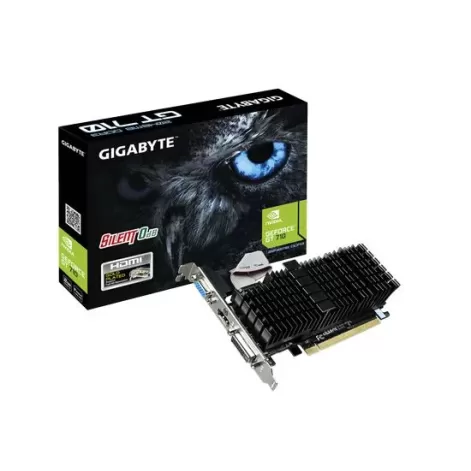 Video Card Gigabyte Geforce GT 710 2GB DDR3 Low Profile GV-N710SL-2GL - official importer