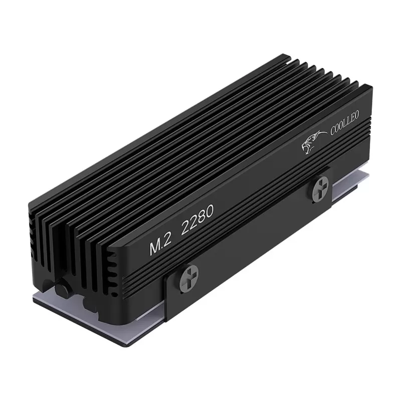 גוף קירור Coolleo CL-V3SSD-BK שחור SSD Cooler CL-SSD-V3-B