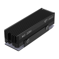 Охлаждающий корпус Coolleo CL-V3SSD-BK черный SSD Cooler CL-SSD-V3-B