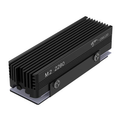 Охлаждающий корпус Coolleo CL-V3SSD-BK черный SSD Cooler CL-SSD-V3-B Охлаждающий корпус Coolleo CL-V3SSD-BK черный SSD Cooler CL-SSD-V3-B