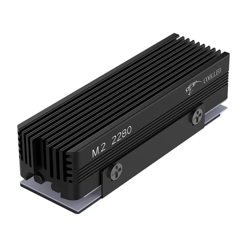 גוף קירור Coolleo CL-V3SSD-BK שחור SSD Cooler CL-SSD-V3-B