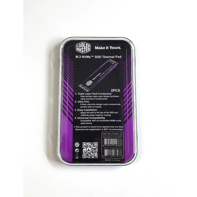 Cooler Master Thermal Pad CMA-TNCLP2XXBK1-GL Цвет:фиолетовый