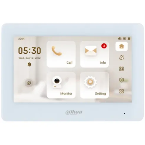 מסך אינטרקום IP DAHUA VTH5421HW לבן DHI-VTH5421HW