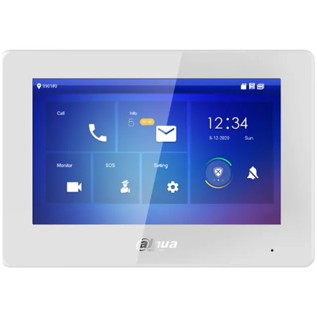 מסך אינטרקום IP DAHUA VTH5421HW לבן DHI-VTH5421HW