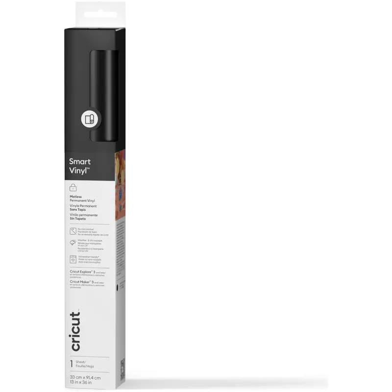 Cricut Smart Vinyl Permanent 33x91cm black 2011314
