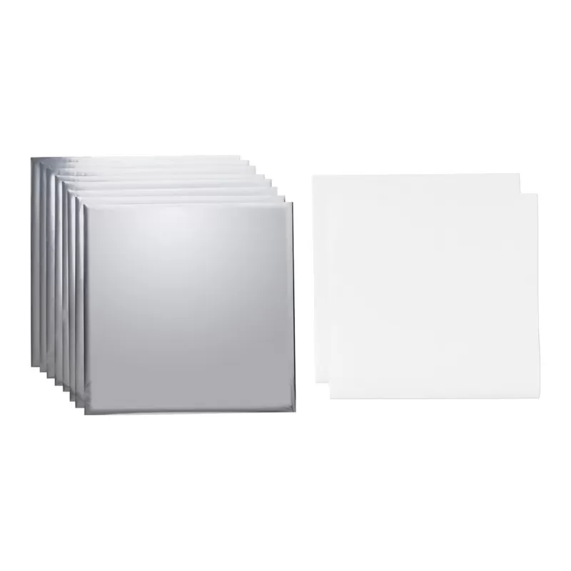 גיליונות פויל להעברה Cricut Foil Transfer Sheets 8 Pack 30.5x30.5cm כסוף 2008719