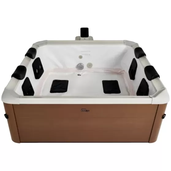 ג'קוזי מרובע ל-6 אנשים MSpa Frame Amber Aero Plus F-AM063WAP F-AM063WAP צבע חום