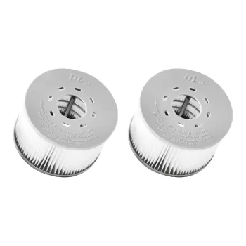 זוג מחסניות פילטר לג'קוזי MSpa Filter Cartridge LF90 B0303950 צבע לבן