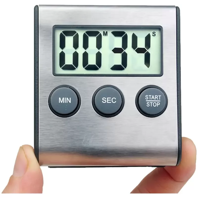 טיימר דיגיטלי למטבח Miracase MKT900 צבע כסוף