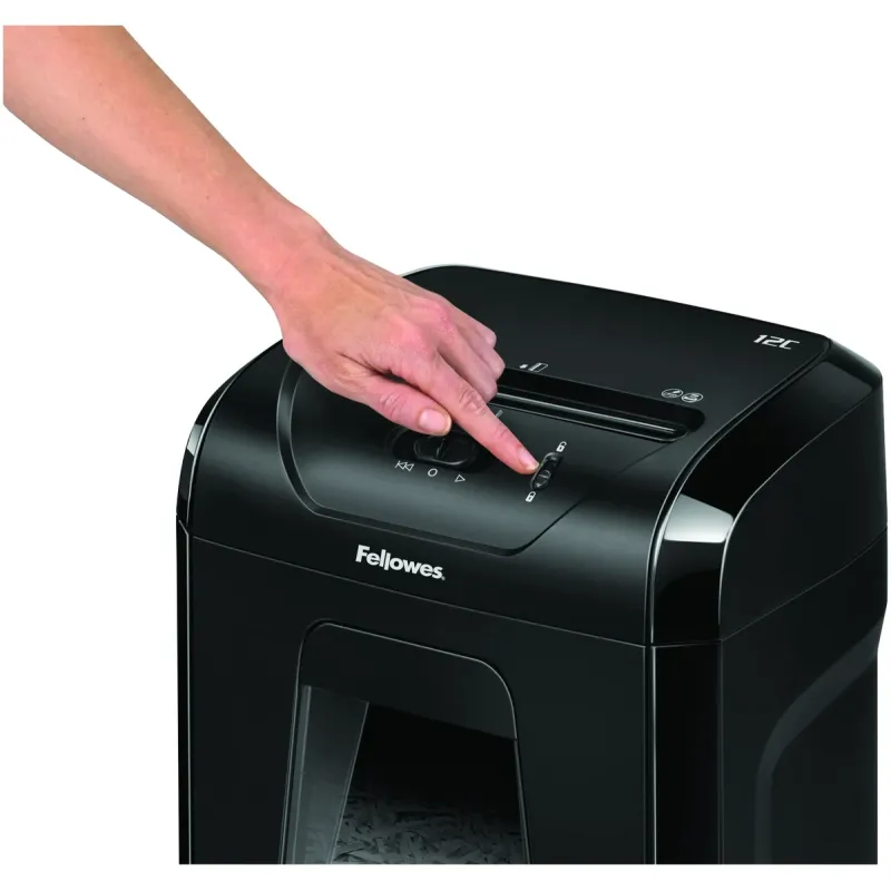 מגרסת נייר Fellowes Powershred 12C 7120101 צבע שחור מגרסת נייר Fellowes Powershred 12C 7120101 צבע שחור
