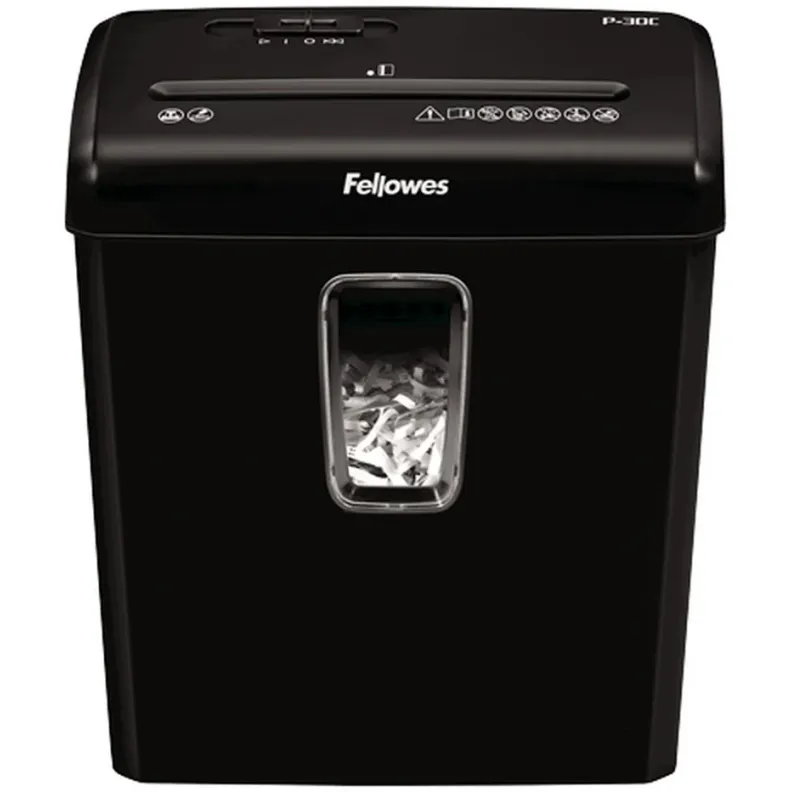 מגרסת נייר Fellowes Powershred P-30C 6008101 צבע שחור מגרסת נייר Fellowes Powershred P-30C 6008101 צבע שחור