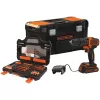 Black & Decker BDCHD18S1KA 18V + 104 Аксессуары BDCHD18S1KA-QW Black & Decker BDCHD18S1KA 18V + 104 Аксессуары BDCHD18S1KA-QW