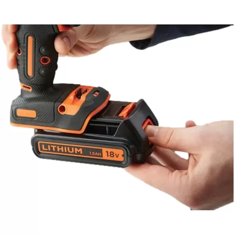 Black & Decker BDCHD18S1KA 18V + 104 Аксессуары BDCHD18S1KA-QW Black & Decker BDCHD18S1KA 18V + 104 Аксессуары BDCHD18S1KA-QW
