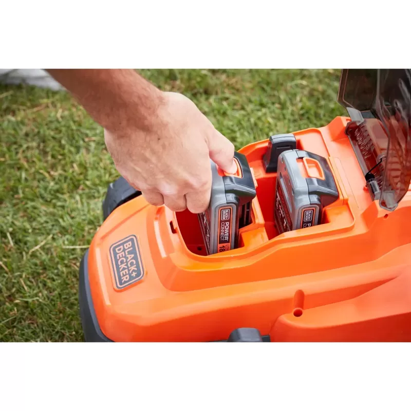 מכסחת דשא נטענת Black & Decker BCMW3318N 2x18V 33cm ללא סוללות BCMW3318N-XJ