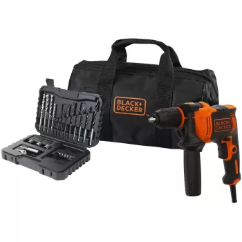 מקדחה רוטטת Black & Decker BEH710SA32 710W + ערכת 32 אביזרים BEH710SA32-QS