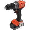 Black & Decker BCD383D1XC 18V 2.0Ah BCD383D1XC-QW Цвет:оранжевый