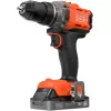Black & Decker BCD382D1XC 18V 2.0Ah BCD382D1XC-QW Цвет:оранжевый