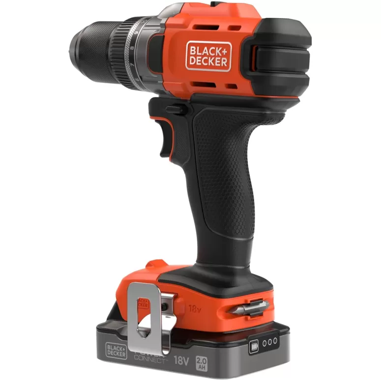 Black & Decker BCD382D1XC 18V 2.0Ah BCD382D1XC-QW Цвет:оранжевый