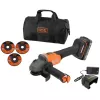 Black & Decker BCG6L8D1S 18V Brushless 115mm + Батарея 2.0Ah BCG6L8D1S-QW