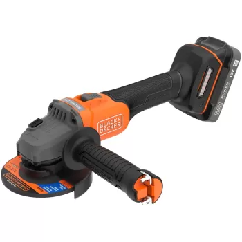 Black & Decker BCG6L8D1S 18V Brushless 115mm + Батарея 2.0Ah BCG6L8D1S-QW Black & Decker BCG6L8D1S 18V Brushless 115mm + Батарея 2.0Ah BCG6L8D1S-QW