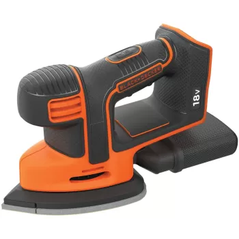 מלטשת דלתא נטענת Black & Decker BDCDS18N Mouse 18V ללא סוללה BDCDS18N-XJ