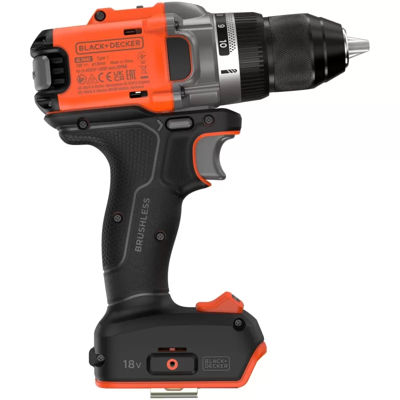 מברגה-מקדחה נטענת Black & Decker BLD682XN 18V Brushless ללא סוללה BLD682XN-XJ