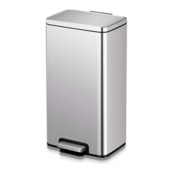 פח אשפה עם דוושה EKO Madison EK9361MMT 30L כסוף EK9361MMT-30L