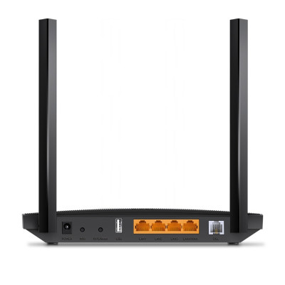 מודם ראוטר אלחוטי TP-Link AC1200 MU-MIMO VDSL/ADSL Archer VR400 VR400 צבע שחור מודם ראוטר אלחוטי TP-Link AC1200 MU-MIMO VDSL/ADSL Archer VR400 VR400 צבע שחור