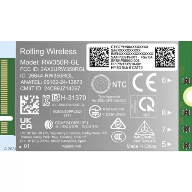 Модем HP 5G WWAN Solution B8BD4AA