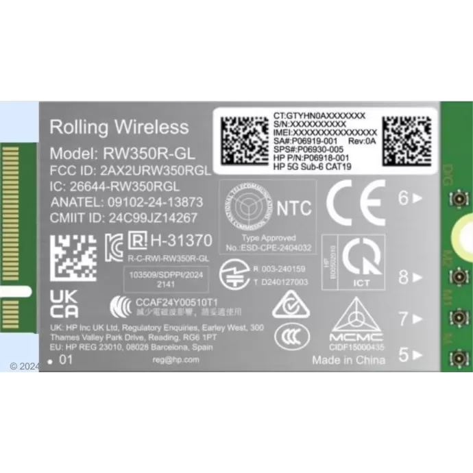 Модем HP 5G WWAN Solution B8BD4AA
