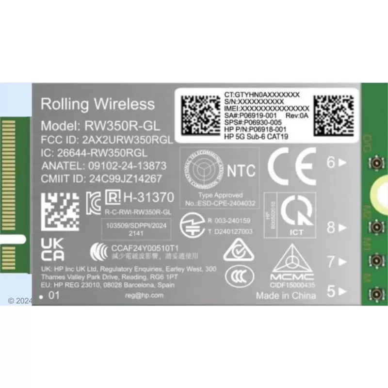Модем HP 5G WWAN Solution B8BD4AA