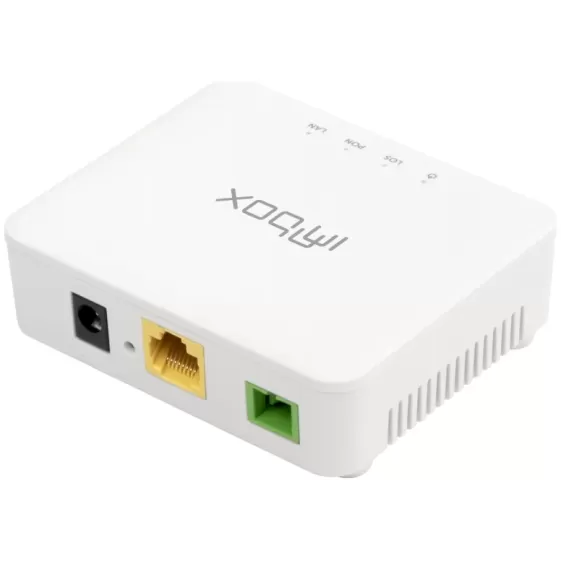 ממיר סיב אופטי GPON Iskratel Innbox G23 צבע לבן ממיר סיב אופטי GPON Iskratel Innbox G23 צבע לבן